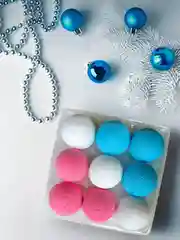 Голубой подарочный набор бомбочек для ванн Candy Bath Bar, 360 г Подарок на новый год подруге маме