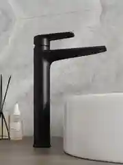 СМЕСИТЕЛЬ ДЛЯ РАКОВИНЫ TEYMI KATI ВЫСОКИЙ, ЧЕРНЫЙ МАТОВЫЙ T10218