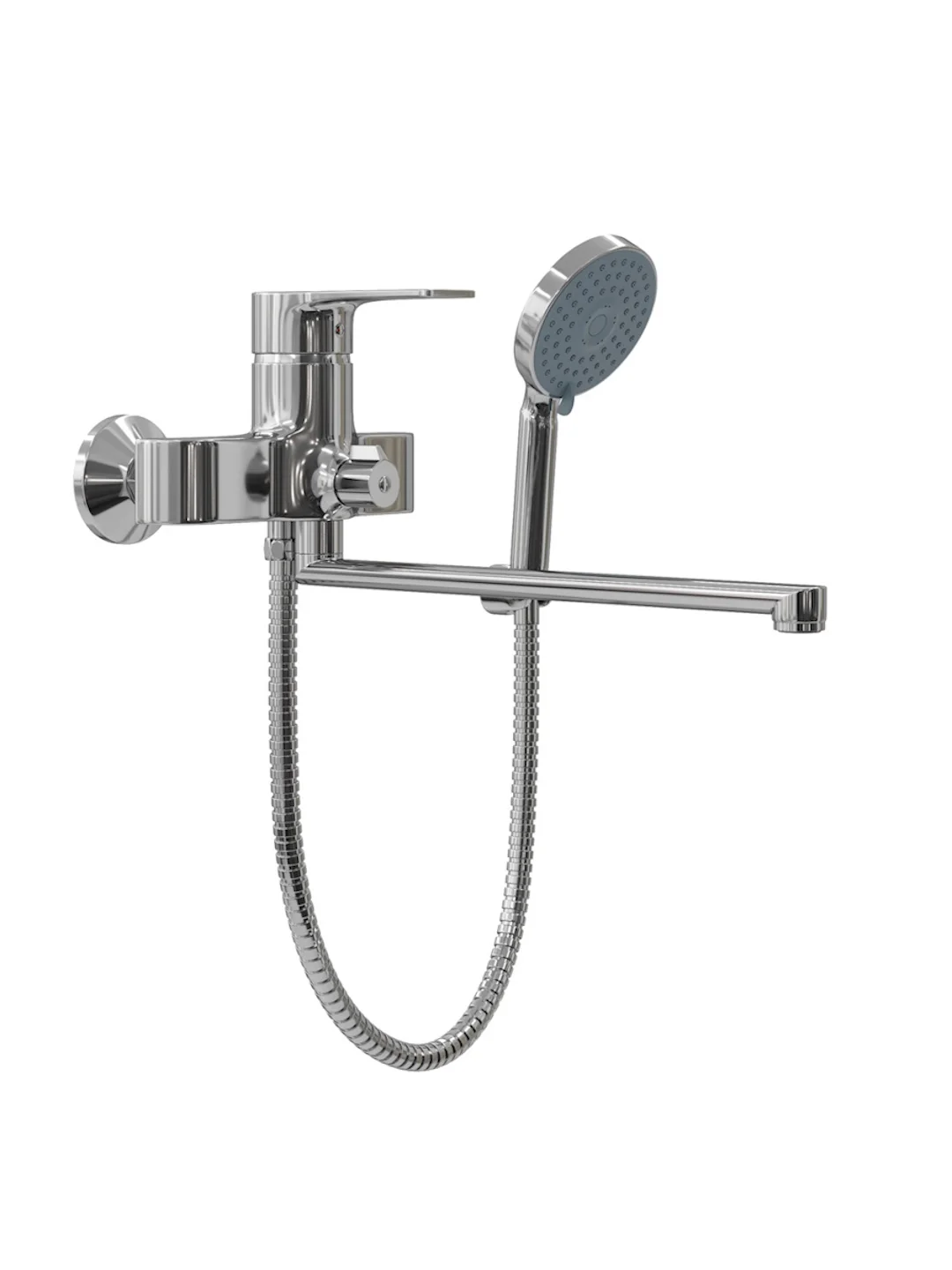 СМЕСИТЕЛЬ ДЛЯ ВАННОЙ С ДЛИННЫМ ИЗЛИВОМ TEYMI LORI, ХРОМ T10222