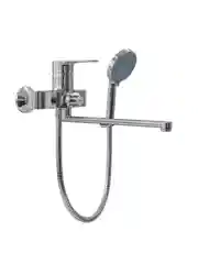 СМЕСИТЕЛЬ ДЛЯ ВАННОЙ С ДЛИННЫМ ИЗЛИВОМ TEYMI LORI, ХРОМ T10222