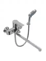 СМЕСИТЕЛЬ ДЛЯ ВАННОЙ С ДЛИННЫМ ИЗЛИВОМ TEYMI LORI, ХРОМ T10222
