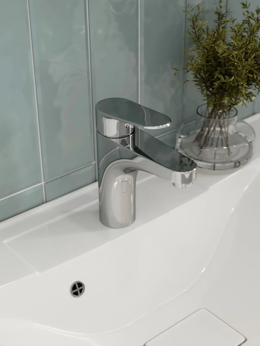СМЕСИТЕЛЬ ДЛЯ РАКОВИНЫ TEYMI RITTA, ХРОМ T10206