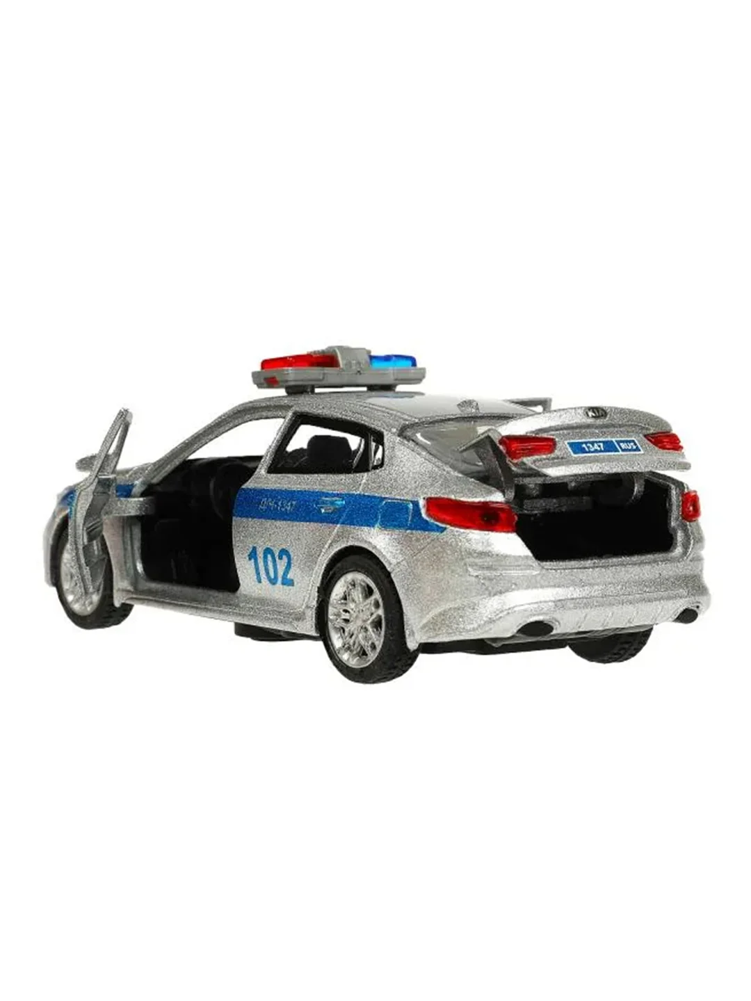 Инерционная металлическая модель Технопарк "Kia Optima. Полиция", 12 см