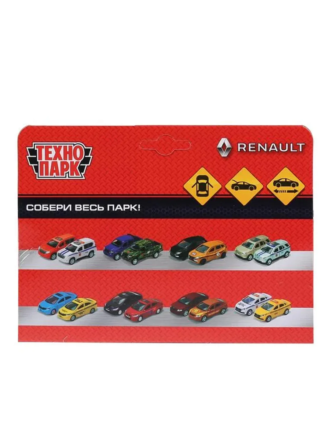 Инерционная металлическая модель Технопарк "Renault Duster. Спорт", 12 см