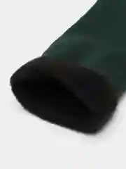 Зеленый носки утеплённые флисовые