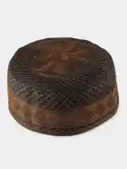 Коричневый тюбетейка