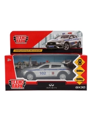 Полицейская машинка ТехноПарк INFINITI QX30 Полиция, 12 см