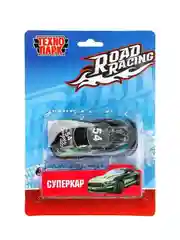 Металлическая машинка ТехноПарк Road Racing. Суперкар, 7 см
