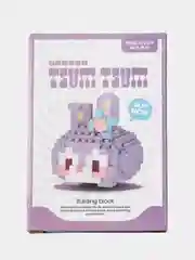 Пурпурный детский 3D конструктор, игрушка развивающая