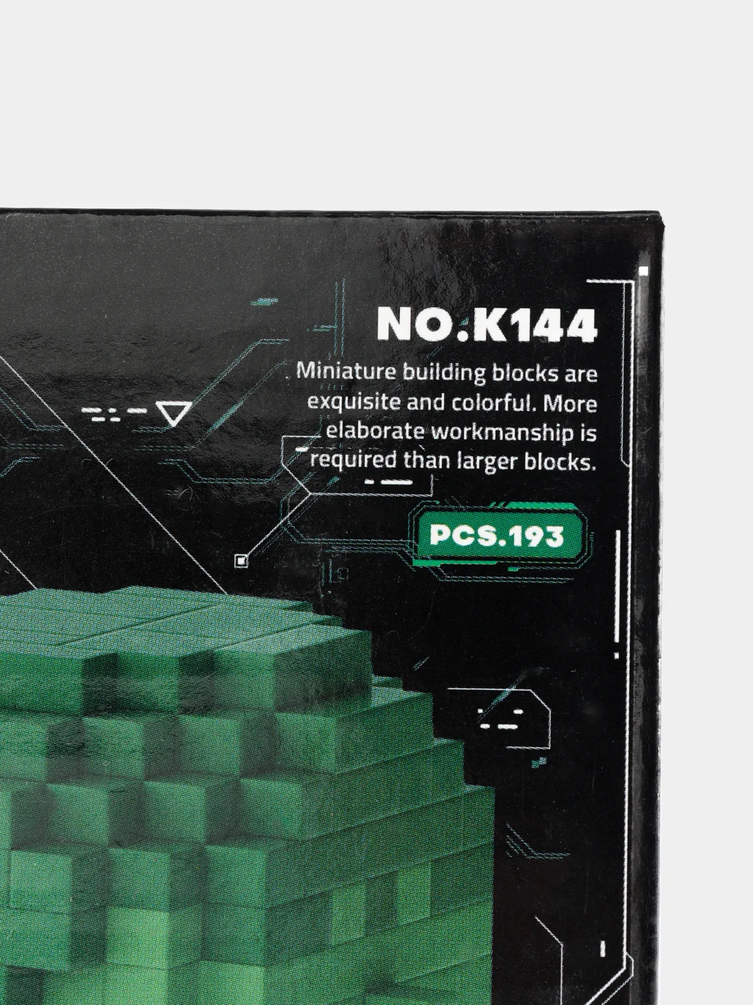 Зеленый супергерои Детский 3D конструктор, игрушка развивающая
