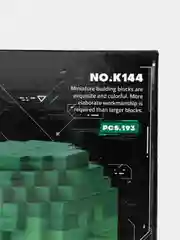Зеленый супергерои Детский 3D конструктор, игрушка развивающая