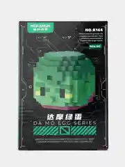 Зеленый супергерои Детский 3D конструктор, игрушка развивающая