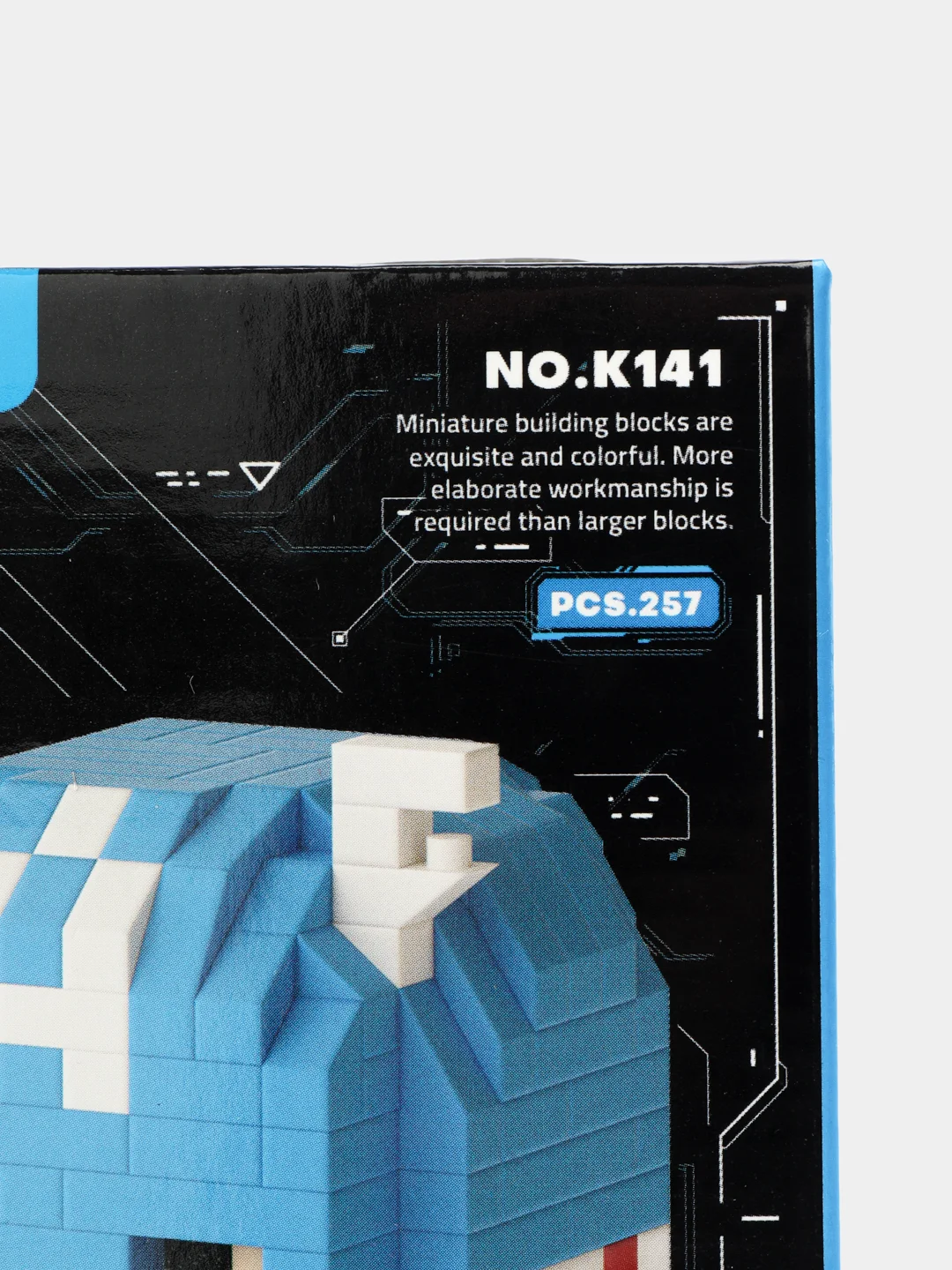 Лазурный супергерои Детский 3D конструктор, игрушка развивающая