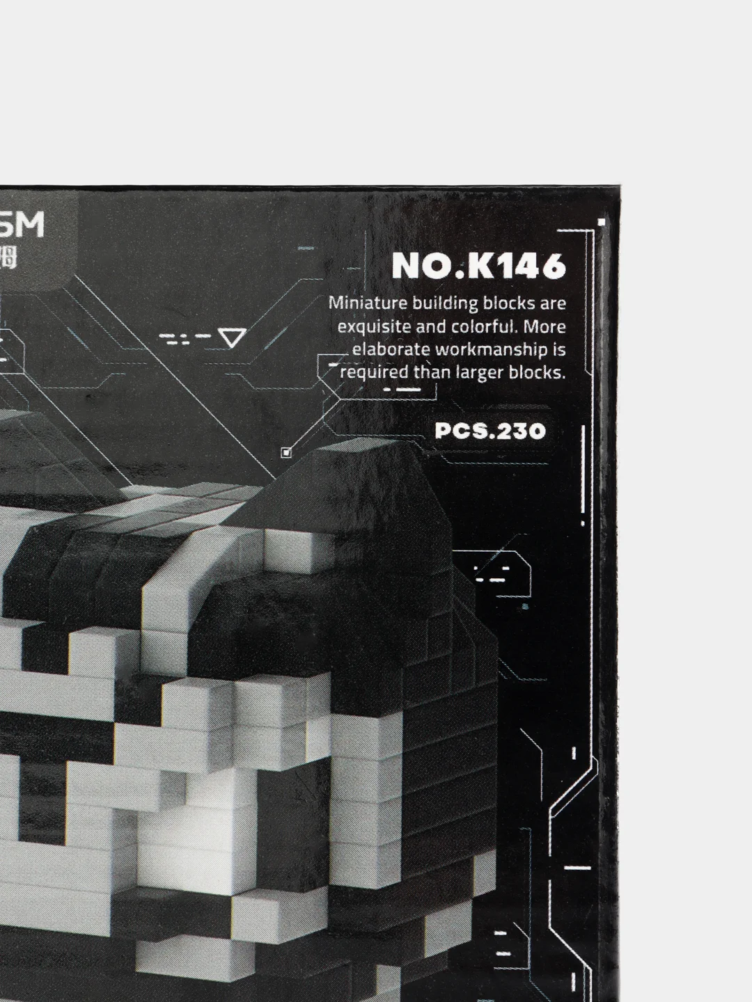 Черный супергерои Детский 3D конструктор, игрушка развивающая