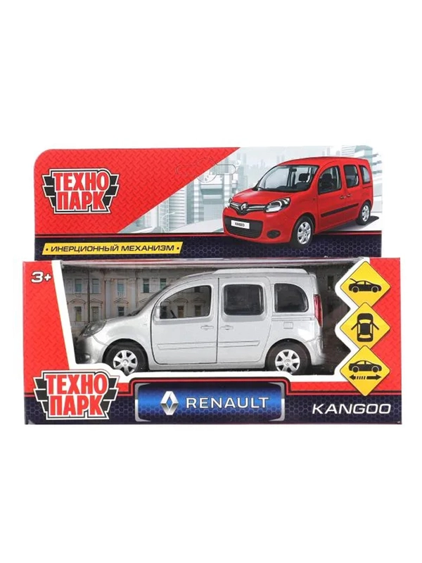 Металлическая модель ТехноПарк Renault Kangoo, 12 см