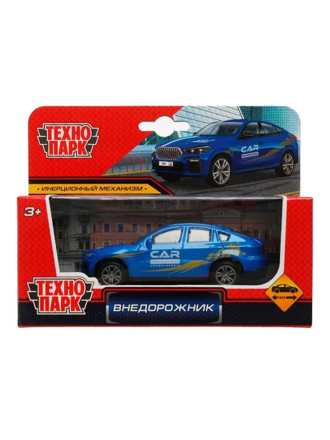 Металлическая модель ТехноПарк Внедорожник, 11 см