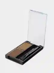 Коричневый тени для бровей Kiki eyebrow powder с кисточкой, компактные, стойкие, матовые