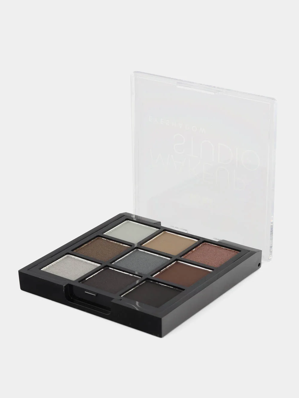Тени для век kiki MAKEUP STUDIO тон 201 Smoky eyes, стойкая паллетка из 9 оттенков