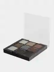 Тени для век kiki MAKEUP STUDIO тон 201 Smoky eyes, стойкая паллетка из 9 оттенков