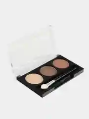 Тени для век kiki Shadow Trio тон 102, стойкая паллетка, 3 оттенка с аппликатором