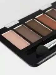 Коричневый тени для век kiki NUDE стойкая палетка из 6 оттенков с кистью для растушевки