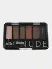 Коричневый тени для век kiki NUDE стойкая палетка из 6 оттенков с кистью для растушевки