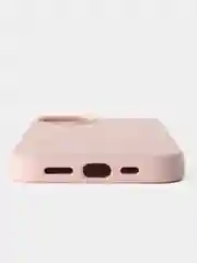 Розовый кожаный чехол Leather Case для iPhone 13 с функцией MagSafe
