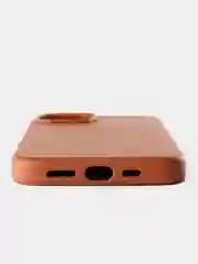 Коричневый кожаный чехол Leather Case для iPhone 14 с функцией MagSafe
