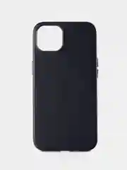 Темно-синий кожаный чехол Leather Case для iPhone 13 с функцией MagSafe