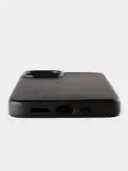 Черный кожаный чехол Leather Case для iPhone 14 с функцией MagSafe