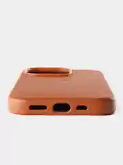 Коричневый кожаный чехол Leather Case для iPhone 14 Pro с функцией MagSafe