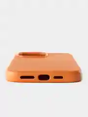 Оранжевый кожаный чехол Leather Case для iPhone 14 Pro Max с функцией MagSafe