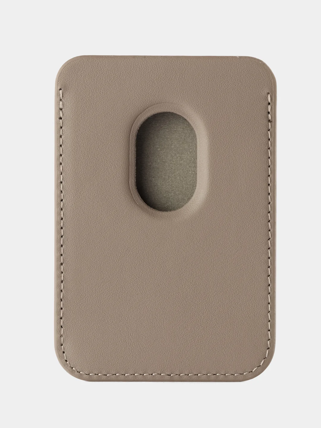 Серый картхолдер - бумажник на iPhone с поддержкой MagSafe/Leather Wallet