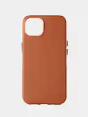 Коричневый кожаный чехол Leather Case для iPhone 13 с функцией MagSafe