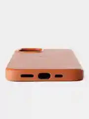 Коричневый кожаный чехол Leather Case для iPhone 13 с функцией MagSafe