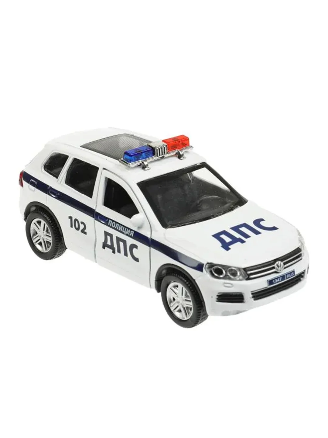 Металлическая модель ТехноПарк Volkswagen Touareg. Полиция, 12 см