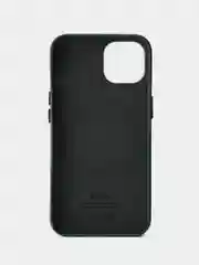 Зеленый кожаный чехол Leather Case для iPhone 14 с функцией MagSafe