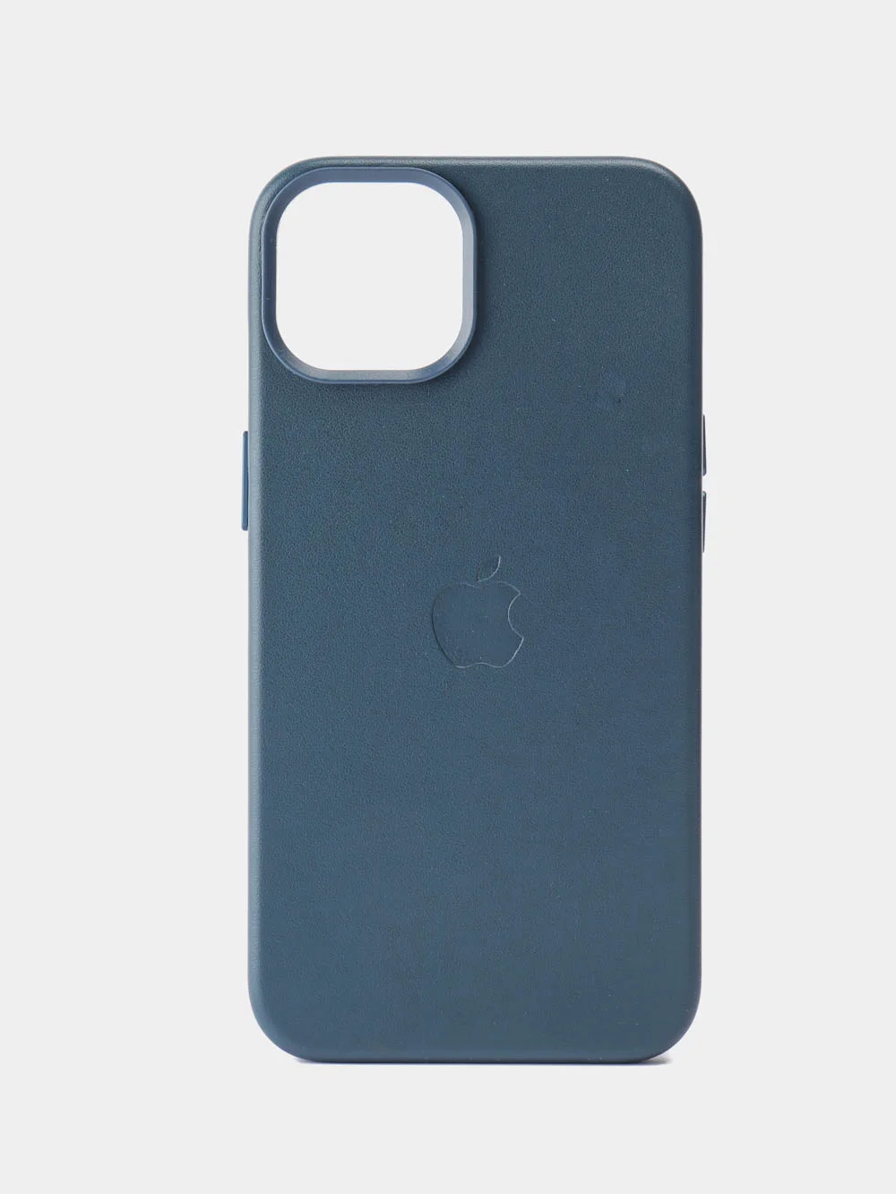 Морской кожаный чехол Leather Case для iPhone 14 с функцией MagSafe