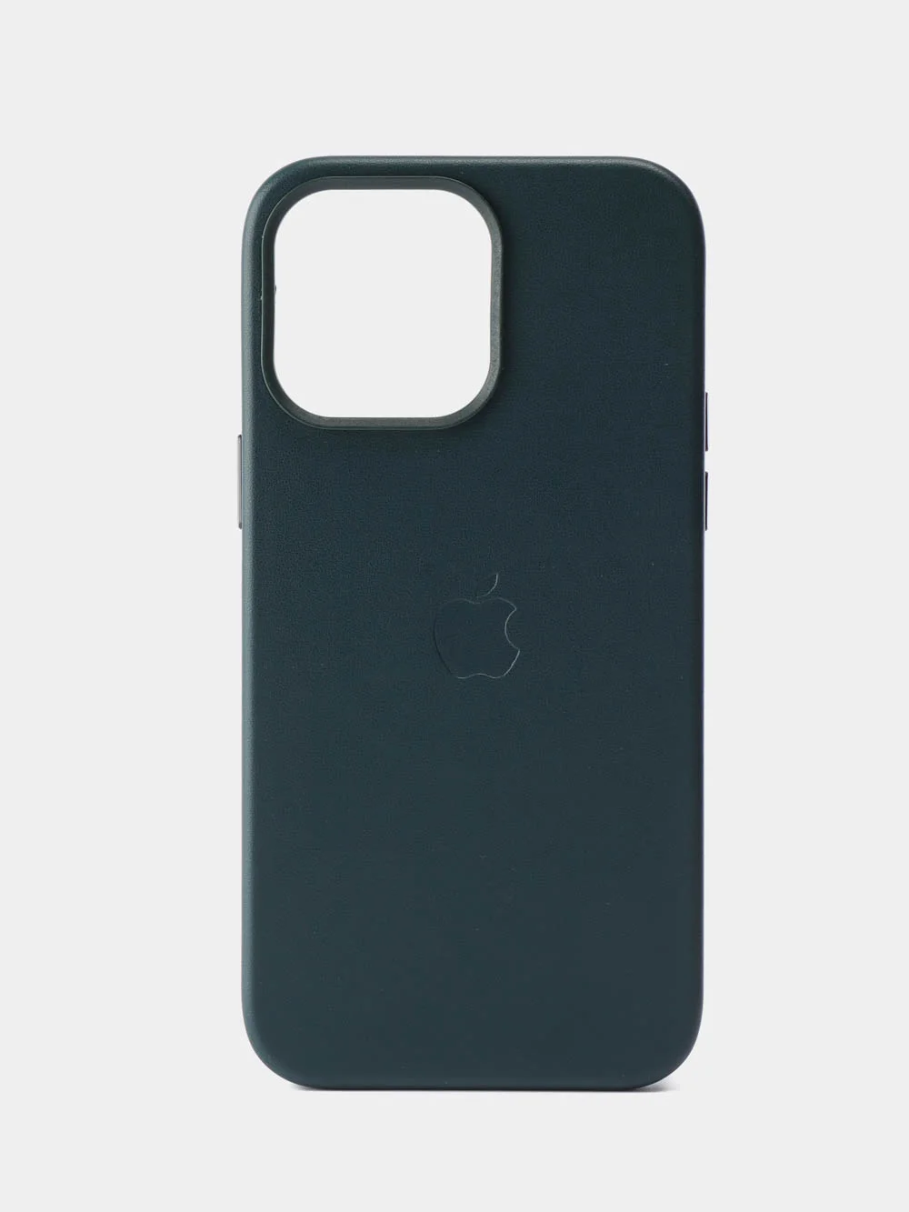 Зеленый кожаный чехол Leather Case для iPhone 14 Pro Max с функцией MagSafe