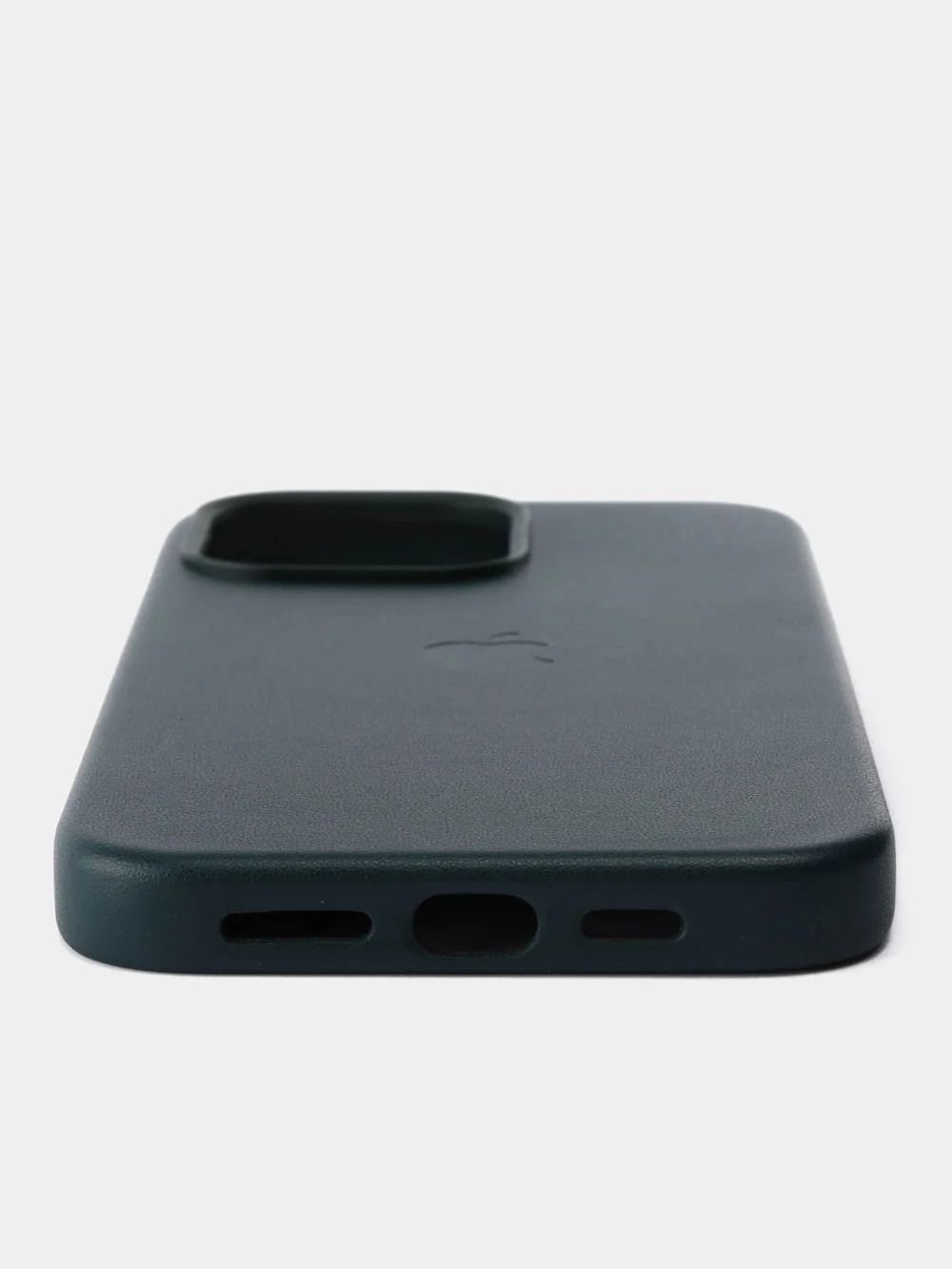 Зеленый кожаный чехол Leather Case для iPhone 14 Pro Max с функцией MagSafe