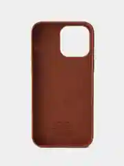 Коричневый кожаный чехол Leather Case для iPhone 14 Pro Max с функцией MagSafe