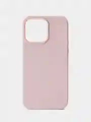 Розовый кожаный чехол Leather Case для iPhone 14 Pro Max с функцией MagSafe