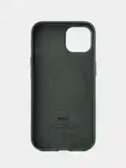 Зеленый кожаный чехол Leather Case для iPhone 13 с функцией MagSafe