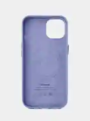 Голубой кожаный чехол Leather Case для iPhone 14 с функцией MagSafe