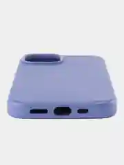 Голубой кожаный чехол Leather Case для iPhone 14 с функцией MagSafe