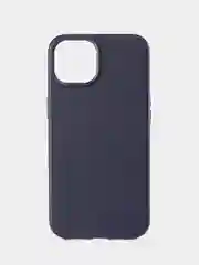 Темно-синий кожаный чехол Leather Case для iPhone 14 с функцией MagSafe