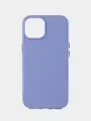 Голубой кожаный чехол Leather Case для iPhone 14 с функцией MagSafe