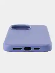 Голубой кожаный чехол Leather Case для iPhone 14 Pro Max с функцией MagSafe