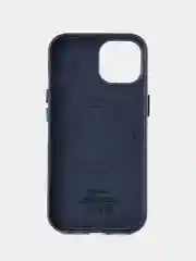 Темно-синий кожаный чехол Leather Case для iPhone 15 с функцией MagSafe