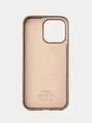 Хаки кожаный чехол Leather Case для iPhone  15 Pro Max с функцией MagSafe